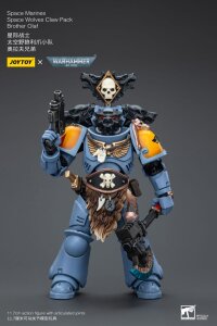 Warhammer 40k Actionfigur 1/18 Space Marines Space Wolves Claw Pack Brother Olaf 12 cm