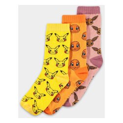 Pokémon Socken 3er-Pack Three Icons 35-38