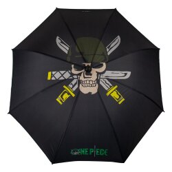 One Piece Regenschirm Zoro Black Sword