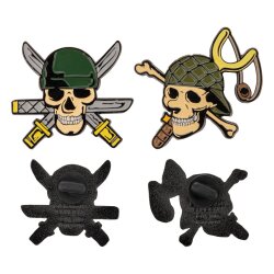 One Piece Ansteck-Pins 2er-Pack Zoro & Usopp