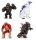 Godzilla Nano Metalfigs Diecast Minifiguren 4-er Pack Wave 1 4 cm