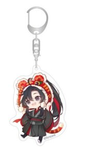 Grandmaster of Demonic Cultivation Acryl Schlüsselanhänger Wei Wuxian Chibi Style 7 cm