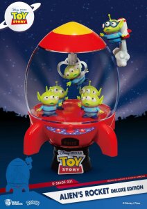 Toy Story D-Stage PVC Diorama Aliens Rocket Deluxe Edition 15 cm