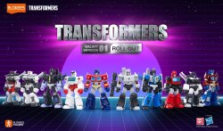 Transformers Blokees Plastic Model Kit Galaxy Version 01 Roll Out Sortiment (9)