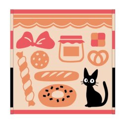 Kikis kleiner Lieferservice Mini-Handtuch Jijis Bakery 25 x 25 cm