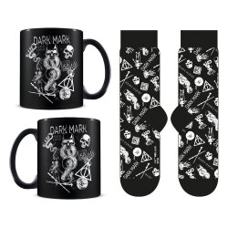 Harry Potter Set Tasse und Socken Dark Art