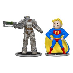 Fallout Minifiguren 2er-Pack Set C T-60 & Vault Boy (Power) 7 cm