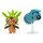 Pokémon Battle Figure First Partner Set Figuren 2er-Pack Igamaro, Tanhel 5 cm