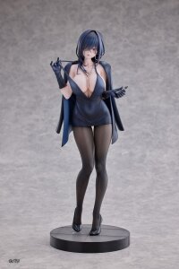 Original Character PVC Statue 1/6 Ishimi Yokoyama Black One-piece Dress Ver. illustration by Bara 28 cm