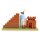 World of Nintendo Super Mario Minifiguren Spielset End Level