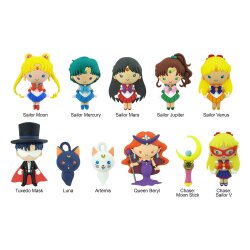 Sailor Moon 3D PVC-Taschenanhänger Series 1 Display (24)