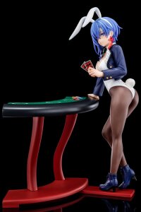 The Demon Sword Master of Excalibur Academy Statue 1/6 Sakuya Sieglinde wearing lapis lazuli blue bunny costume with Nip Slip Gimmick System 25 cm