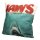 Jaws Kissen Poster Collage 45 cm