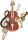Your Lie in April Brosche Violin 7 cm