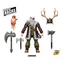 Vitruvian H.A.C.K.S. Actionfigur Dwarf Mercenary Grimgrom