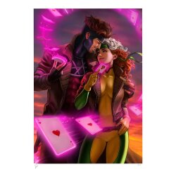 Marvel Kunstdruck Rogue & Gambit 46 x 61 cm - ungerahmt