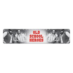 Bud Spencer & Terence Hill Blechschild Old School Heroes 46 x 10 cm