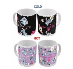 Lilo & Stitch Tasse mit Thermoeffekt Stitch & Angel 325 ml