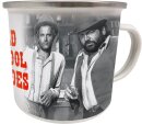 Bud Spencer & Terence Hill Emaille Tasse Old School...