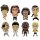 Baki Hanma 16d Collectible Figure Collection PVC Minifiguren 8er-Pack Baki Hanma 6 cm