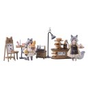Decorated Life Collection PVC Statue Tea Time Cats - Cat...