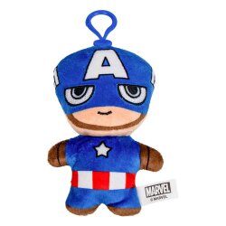 Marvel Plüsch-Schlüsselanhänger Capitan America 10 cm