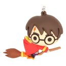 Harry Potter Gummi-Schlüsselanhänger Harry Potter & Broomstick 7 cm