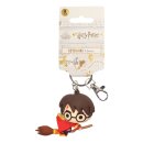 Harry Potter Gummi-Schlüsselanhänger Harry Potter & Broomstick 7 cm