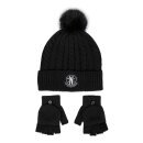 Wednesday Beanie & Handschuhe Set Nervermore