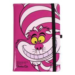 Disney Premium Notizbuch A5 Alice im Wunderland Grinsekatze