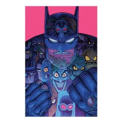 DC Comics Kunstdruck Batman & The Rogues Gallery 41 x 61 cm - ungerahmt