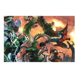 Marvel Comics Kunstdruck The Amazing Spider-Man vs Sinister Six 61 x 41 cm - ungerahmt