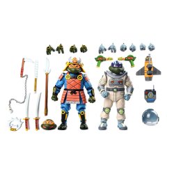 Teenage Mutant Ninja Turtles (Cartoon) Actionfiguren 2er-Pack Space Adventure & Samurai Turtles 18 cm