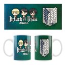 Attack on Titan Keramiktasse Eren, Mikasa & Armin...