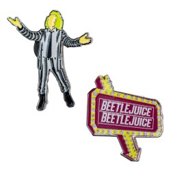 Beetlejuice Ansteck-Pins 2er-Pack Beetlejuice