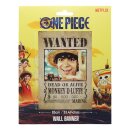 One Piece Wandbehang Luffy Wanted 120 x 85 cm
