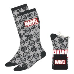Marvel Socken Avengers Faces Grey 38-45
