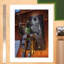 Star Wars Kunstdruck Boba Fett: The Bounty 46 x 61 cm -...