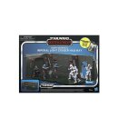 Star Wars: The Mandalorian Vintage Collection Moff Gideons Imperial Light Cruiser Hallway mit Mandalorian Privateer Actionfigur 10 cm