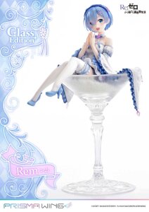 Re:Zero - Starting Life in Another World Prisma Wing PVC Statue 1/7 Rem Glass Edition 23 cm