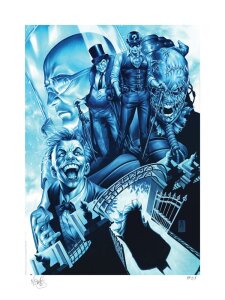 DC Comics Kunstdruck The Gates of Arkham 46 x 61 cm - ungerahmt