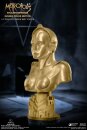 Metropolis Büste 1/2 Maria Maschinenmensch Metallic Gold Color Edition 50 cm