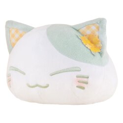 Nemuneko Cat Plüschfigur Rape Flower Pattern Ear Decoration Green Color Ver. 30 cm