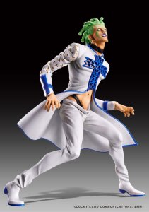 JoJos Bizarre Adventure Part 5 Golden Wind Statue Legend PVC Statue Cioccolata 17 cm