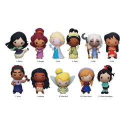 Disney Girls Power 3D PVC-Taschenanhänger Posters Series 57 Display (24)