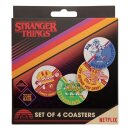 Stranger Things Untersetzer 4er-Pack