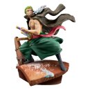 One Piece Petitrama PVC Mini-Statue Logbox Re Birth Egghead 4er-Set 9 cm