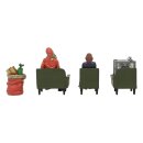Beetlejuice Beetlejuice Figuren 3er-Pack Waiting Room 1 10 cm