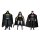 DC Direct Super Powers Actionfiguren Batman, Superman & Wonder Woman Black & White Accent Edition Gold Label 13 cm