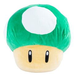 Super Mario Mocchi-Mocchi Mega Plüschfigur 1-Up-Pilz 36 cm